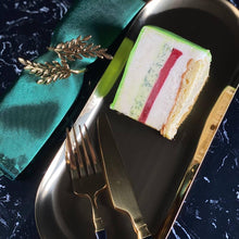 Load image into Gallery viewer, Bergamot Mousse Cake with Lime Basil and Strawberry