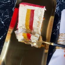 Load image into Gallery viewer, Mascarpone Mousse Cake with Strawberry Confit and Mango Cremeux